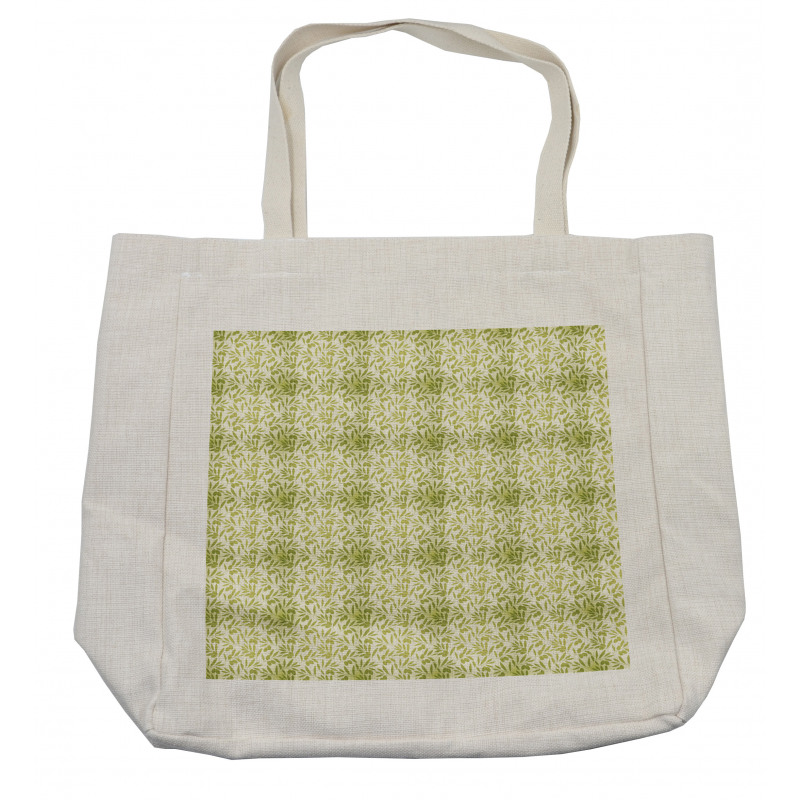 Olive on Leafy Branches Shopping Bag