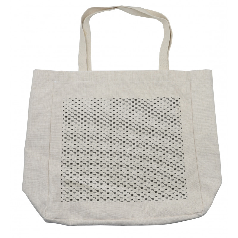 Number in Minimal Style Shopping Bag