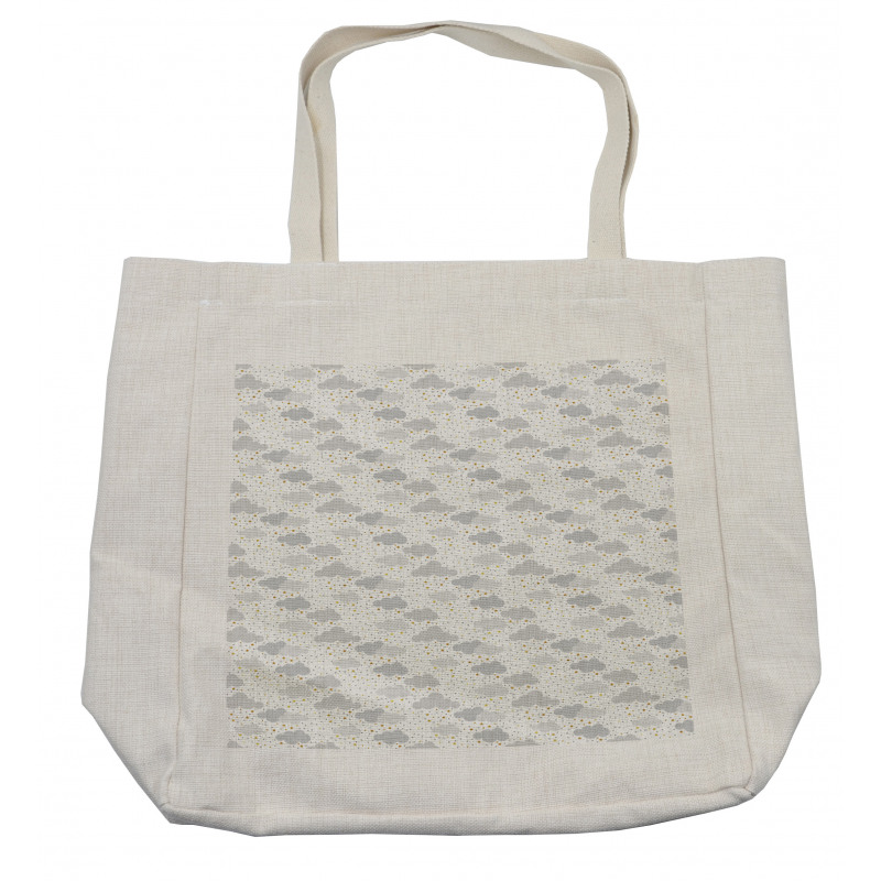 Dreamy Sky with Dots Stars Shopping Bag