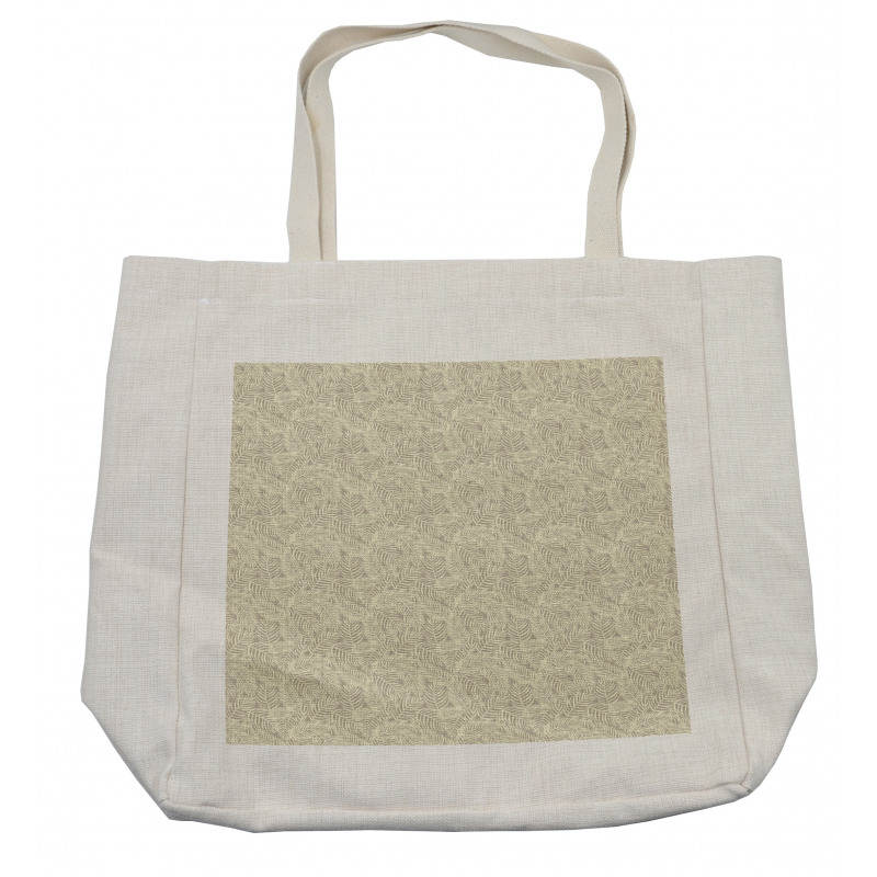 Botanical Exotic Leaves Shopping Bag