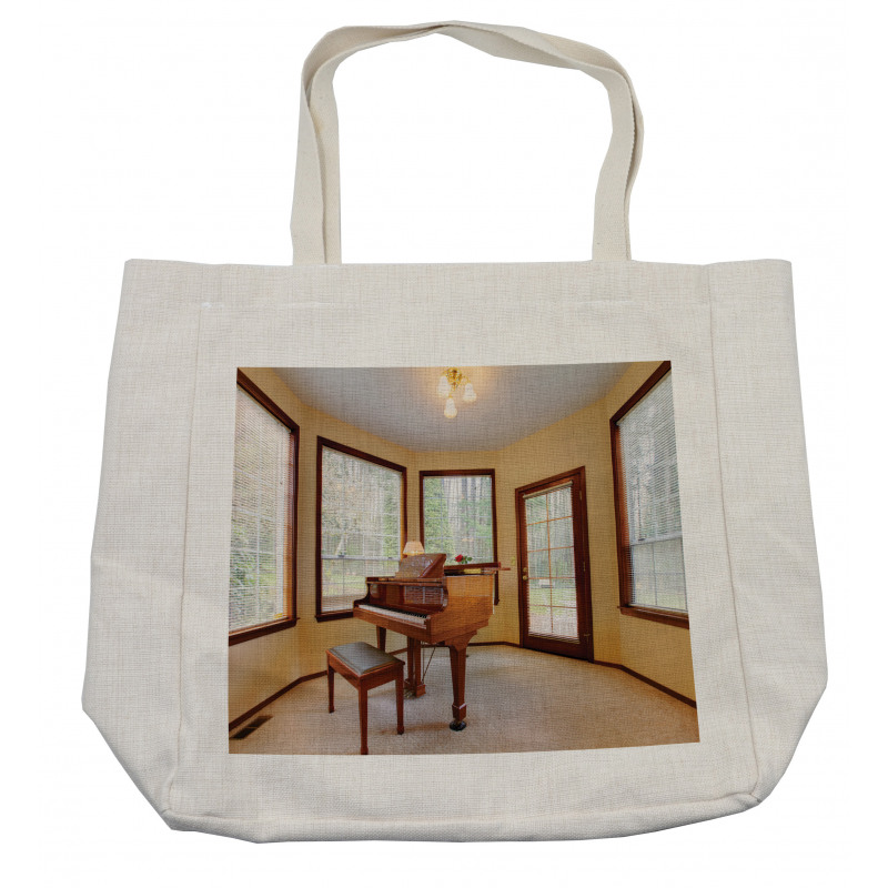 Round Room with Piano Shopping Bag