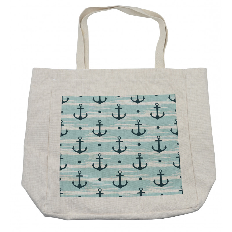 Pattern with Anchors Shopping Bag