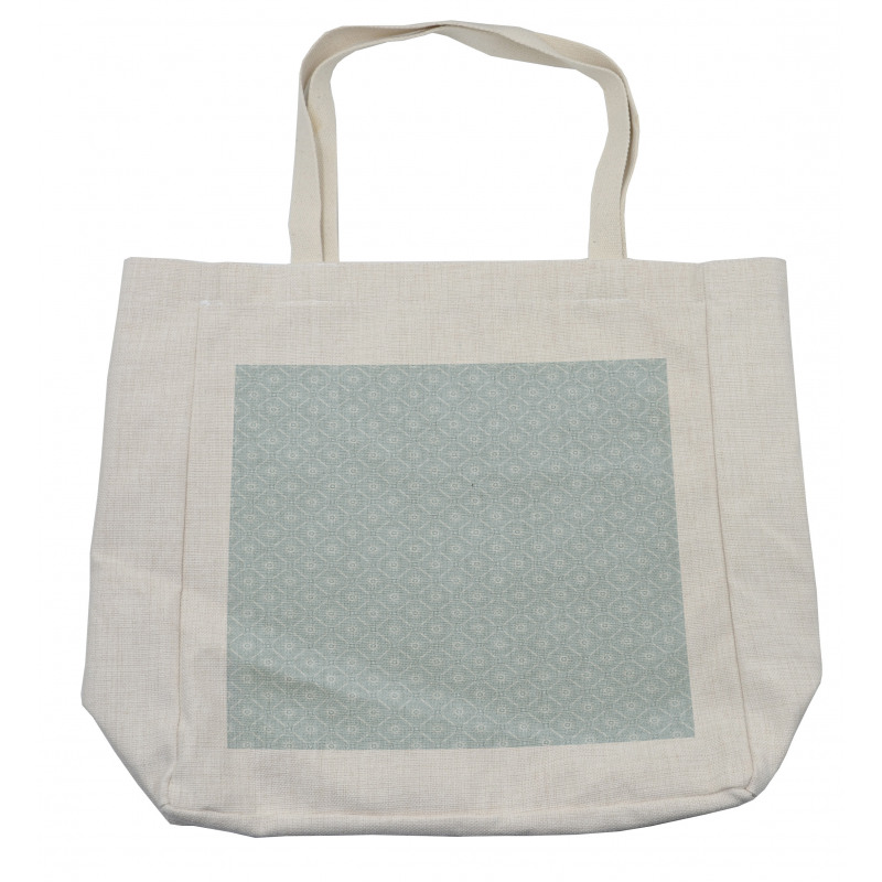 Spiral Moire Effect Motif Shopping Bag