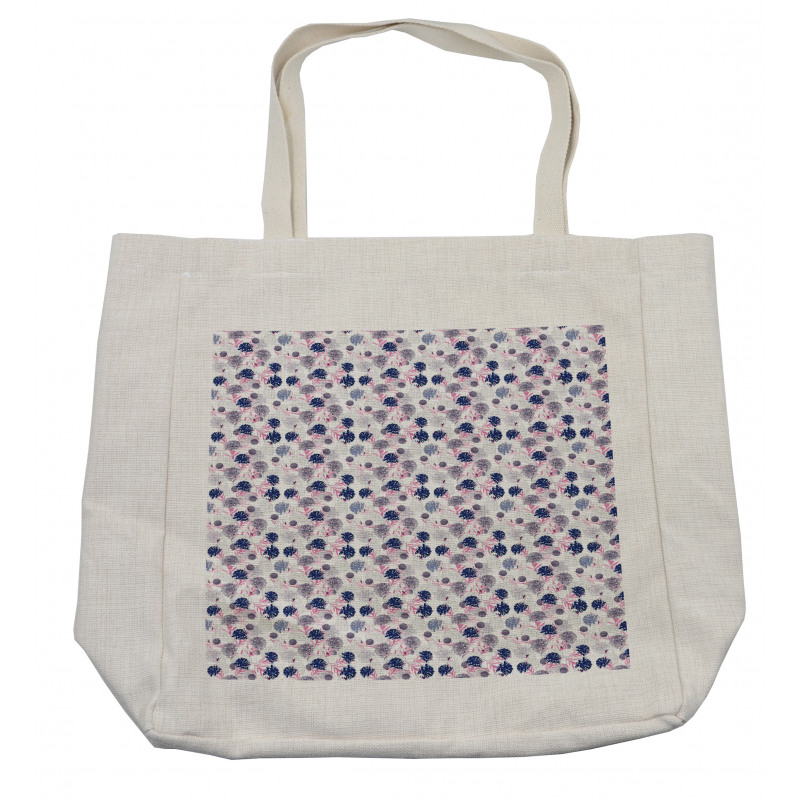 Spring Floral Gracious Animal Shopping Bag