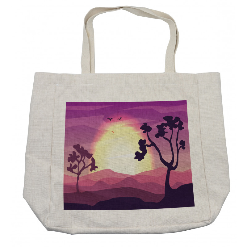 Gradient Landscape Shopping Bag