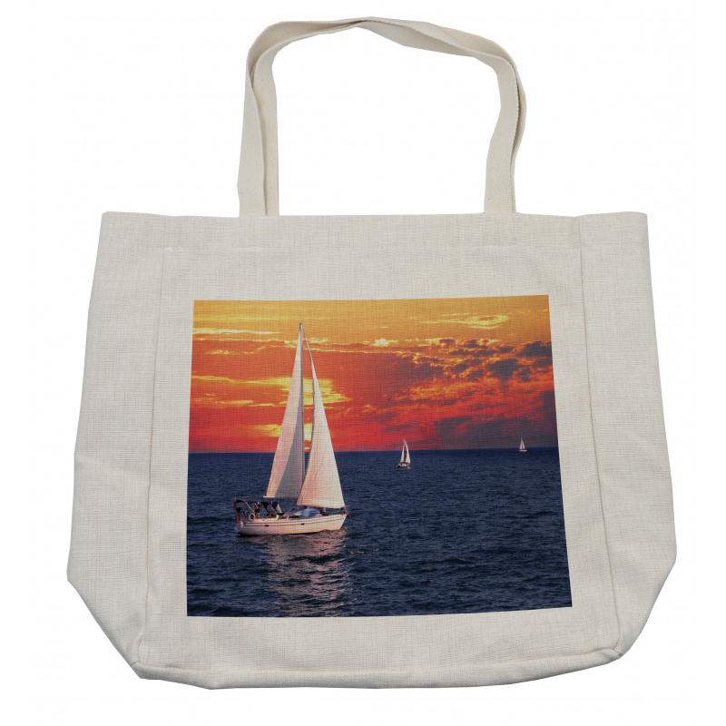 Calm Evening Sailing Shopping Bag