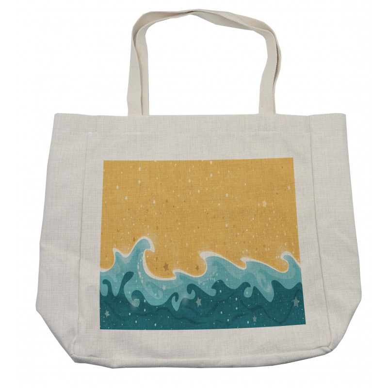 Grange Waves Stars Shopping Bag