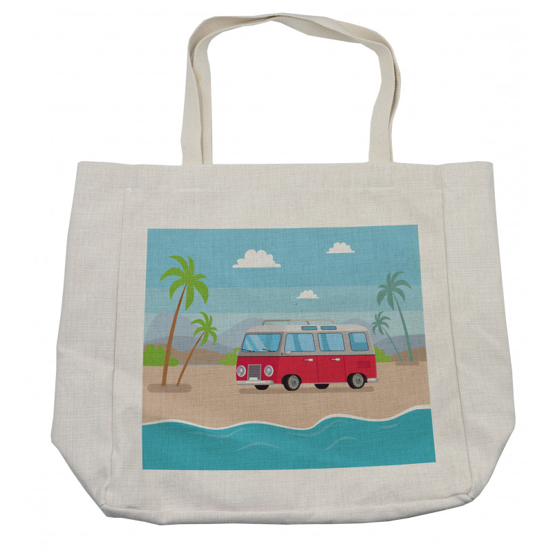 Happy Camper Van Bay Shopping Bag