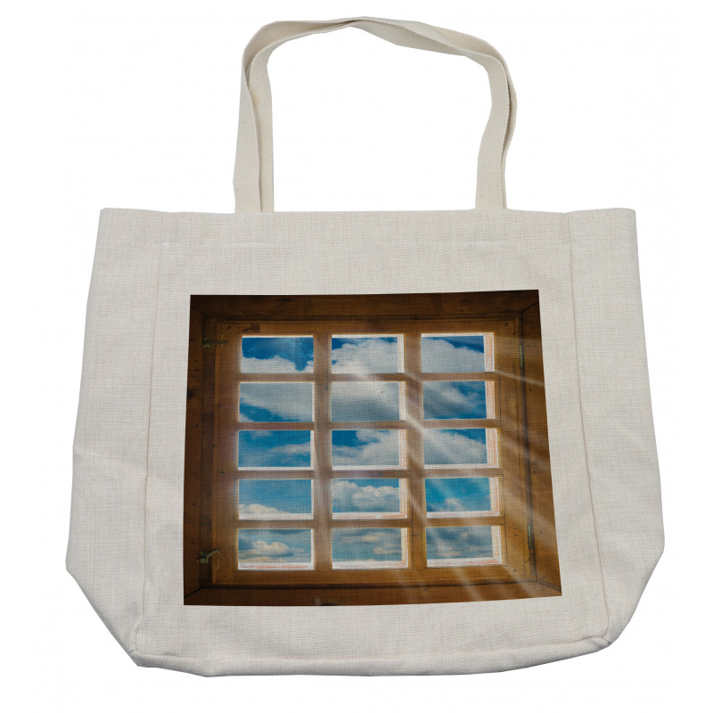 Window with Sunbeams Shopping Bag