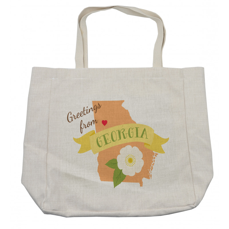 Greetings State Design Shopping Bag