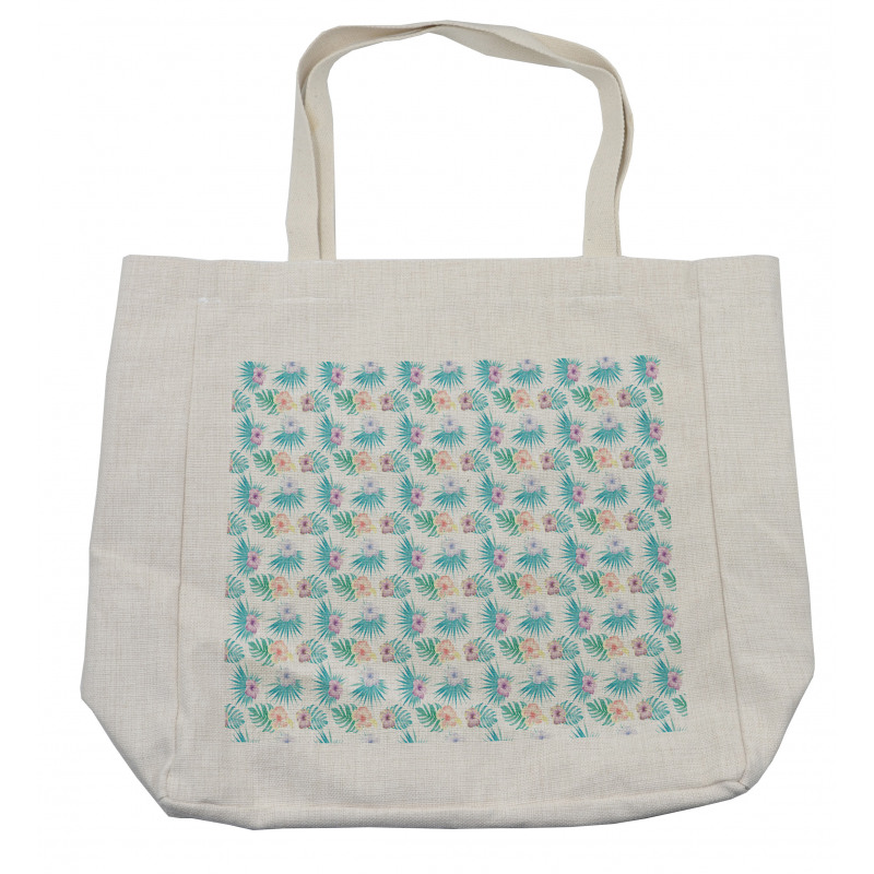 Summer Botanic Blossoms Shopping Bag