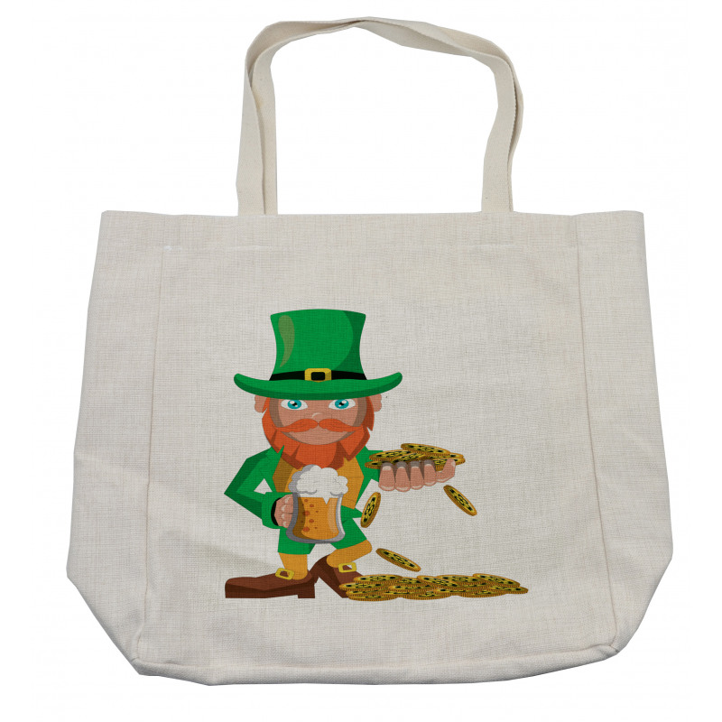 Holding Coins Beer Shopping Bag