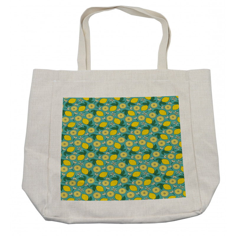 Rhythmic Citrus Blossoms Shopping Bag