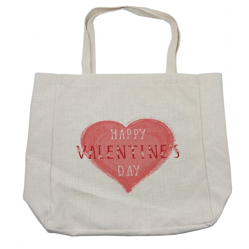 Floral Love Words Shopping Bag