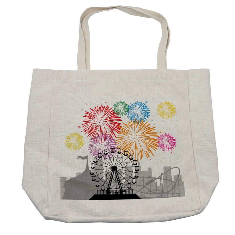 Fireworks Circus Fun Shopping Bag