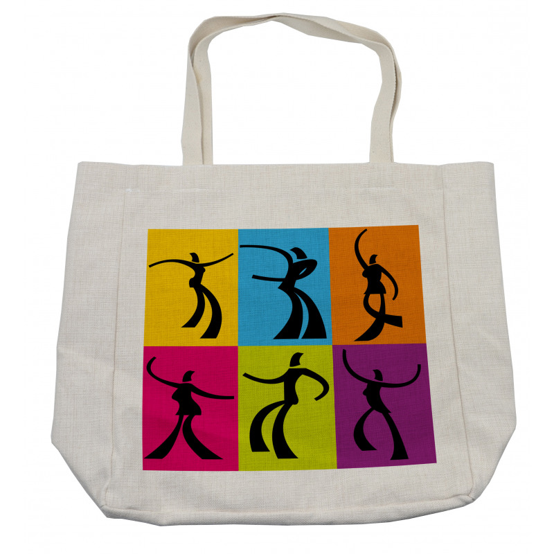 Dancers Colors Shopping Bag