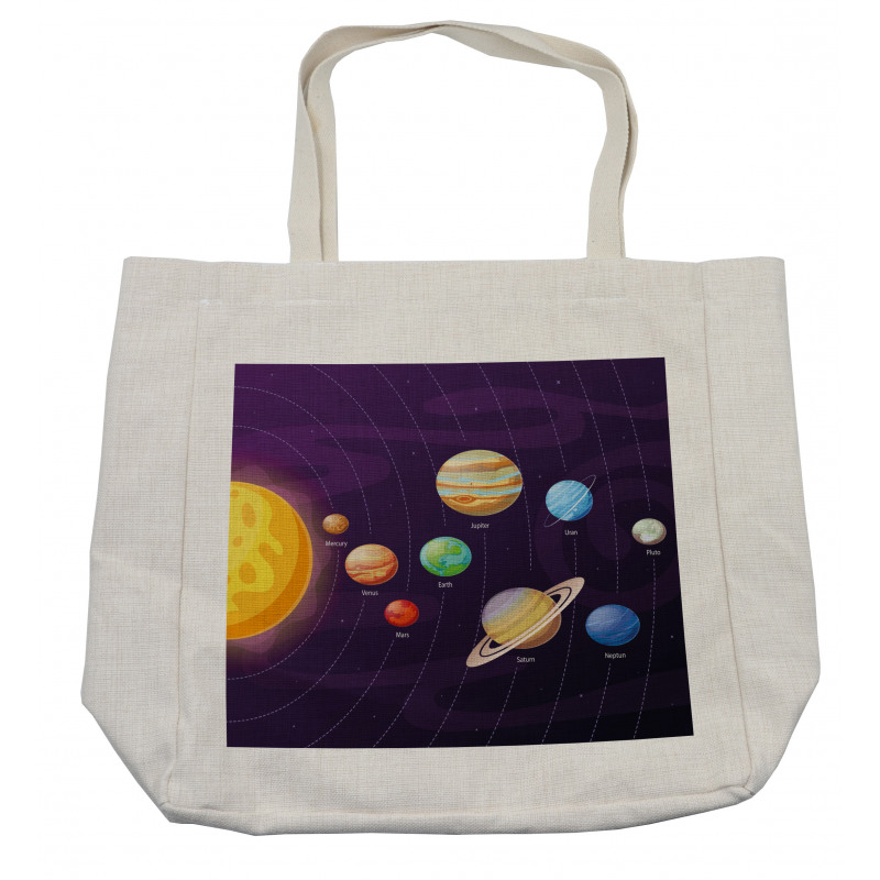 Planets Planetary Orbits Shopping Bag