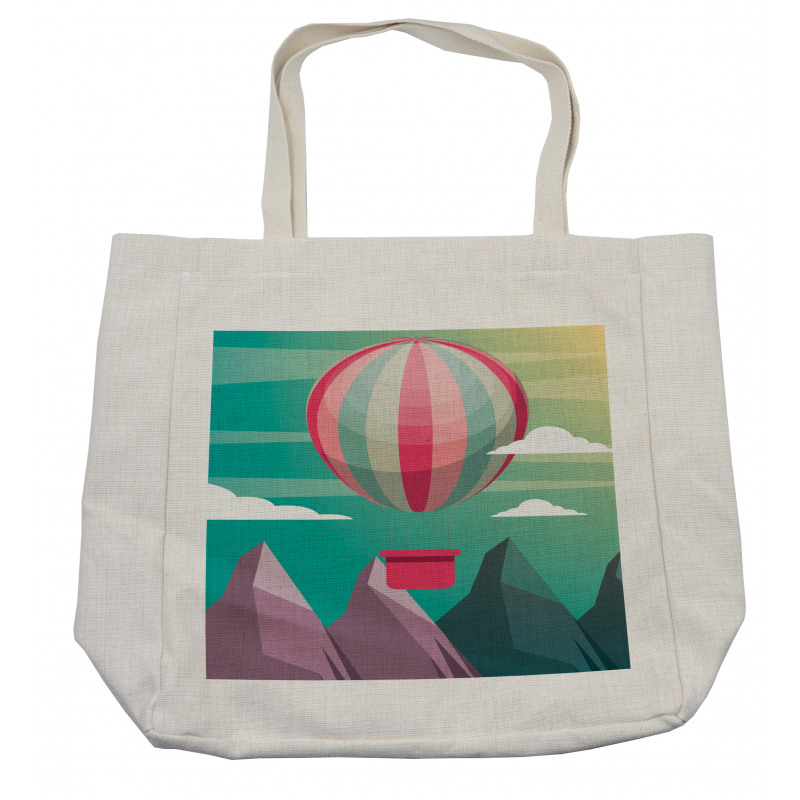 Polygonal Lines Shopping Bag