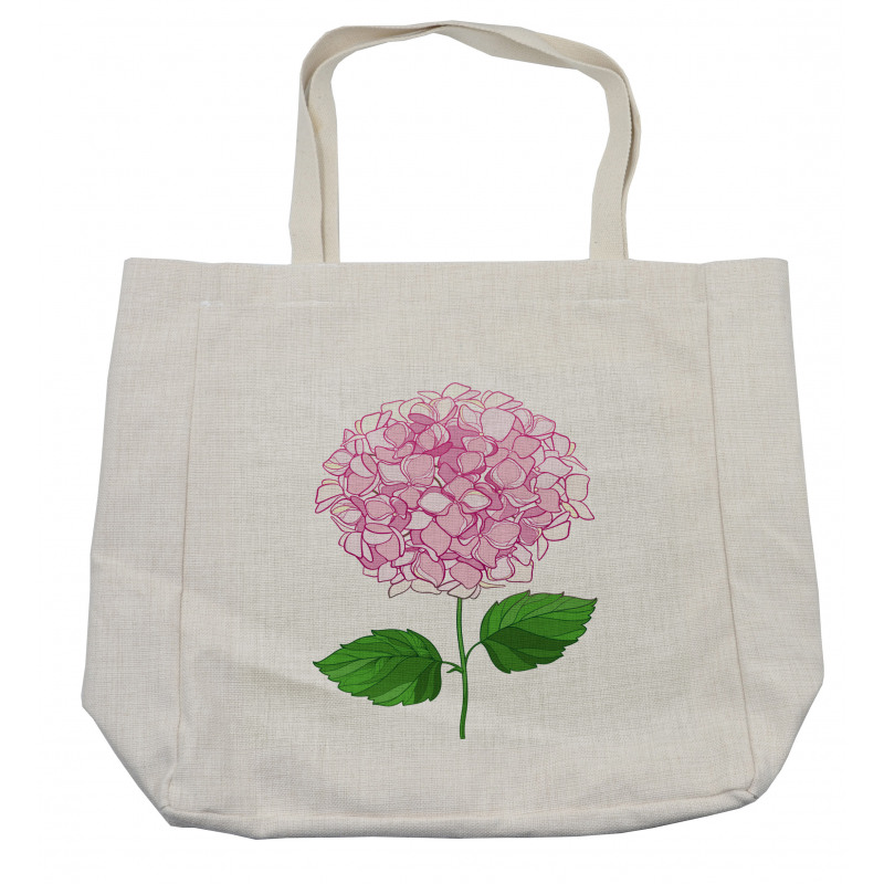 Hand Drawn Pink Petals Shopping Bag