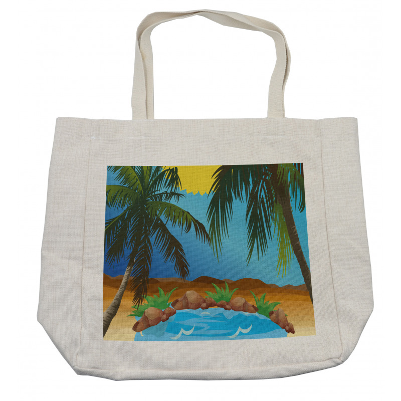 Big Palm Leaves Wild Outdoors Shopping Bag