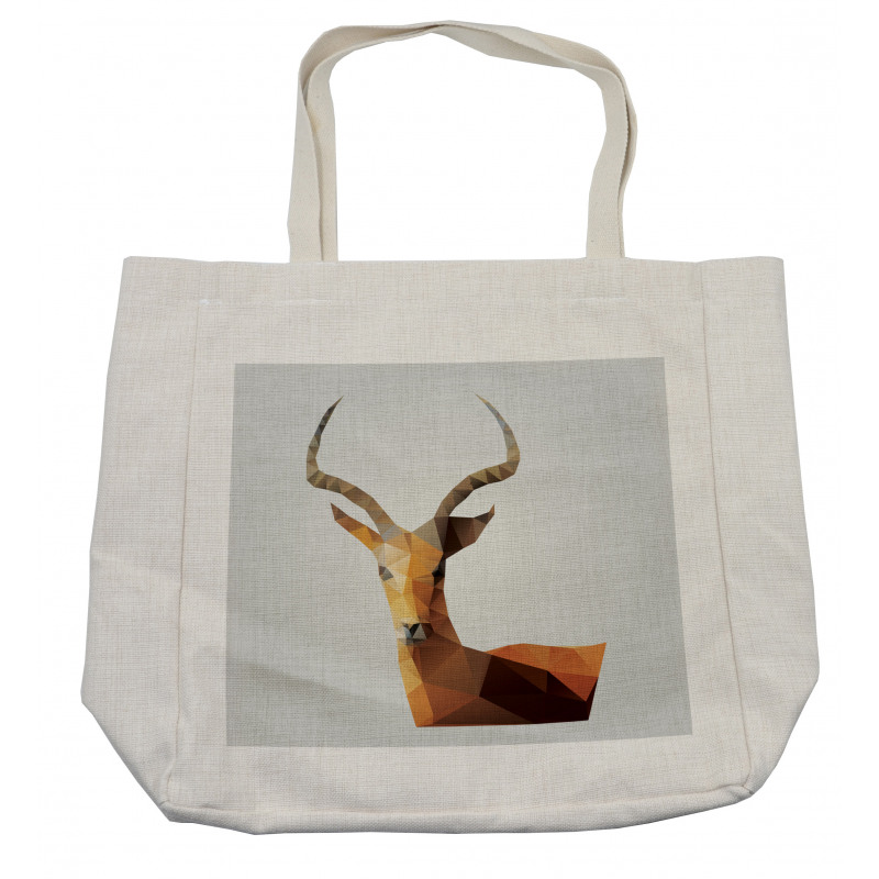 Low Poly Animal Portrait Shopping Bag