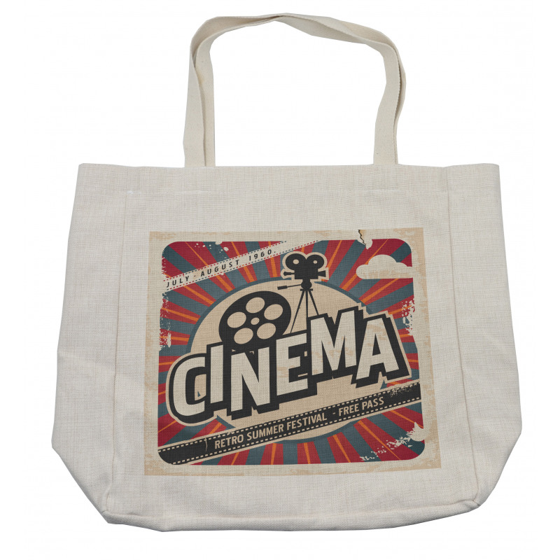 Vintage Cinema Movie Star Shopping Bag