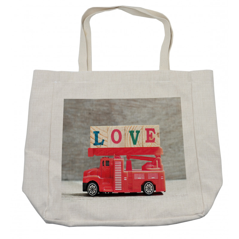 Toy with Love Words Shopping Bag