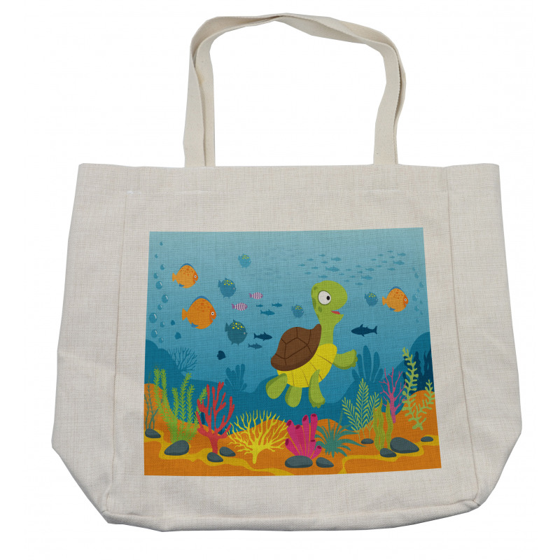 Funny Turtle Fish Types Shopping Bag