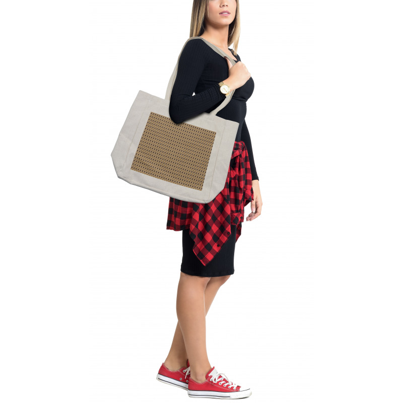 Classical Argyle Inspired Shopping Bag