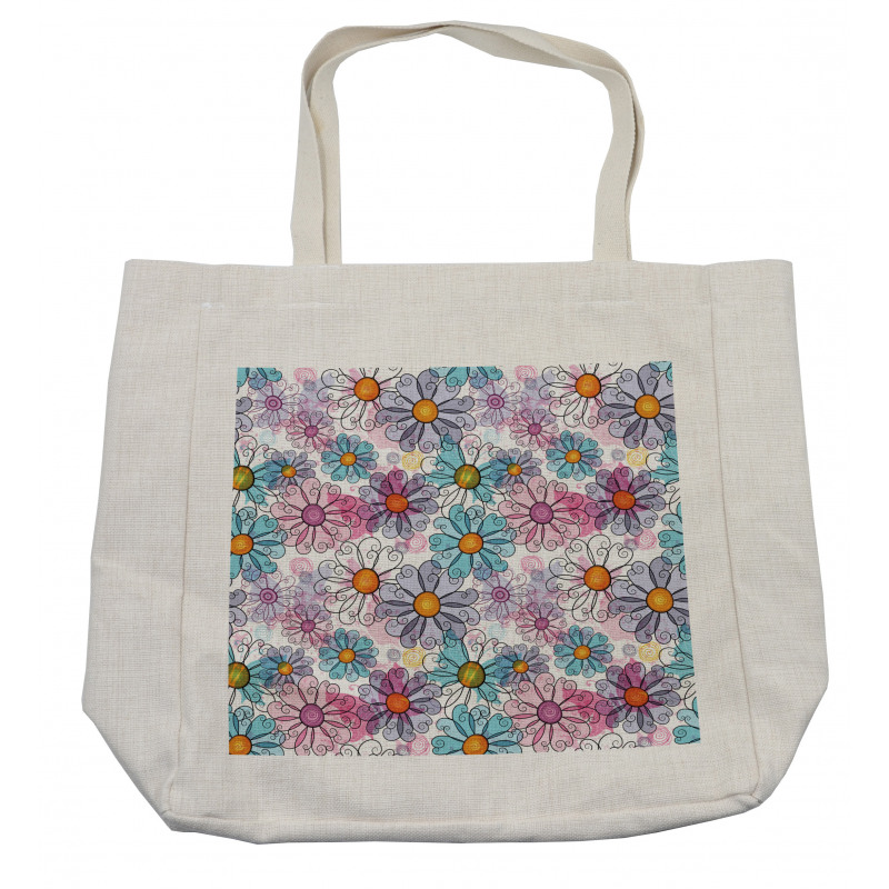 Retro Spring Grunge Shopping Bag