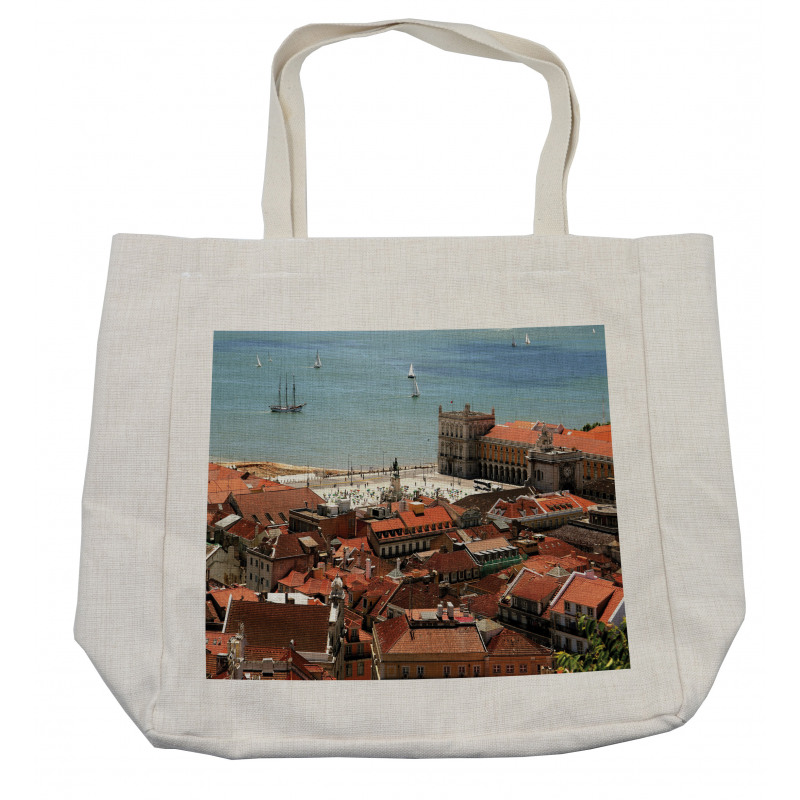 Nostalgic Lisbon City Shopping Bag