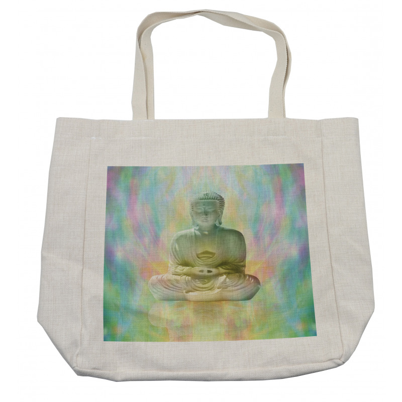 Colorful Blurred Backdrop Shopping Bag