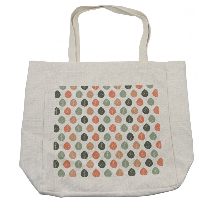 Rhythmic Autumnal Leaves Shopping Bag