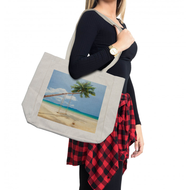 Coconut Palms Island Shopping Bag