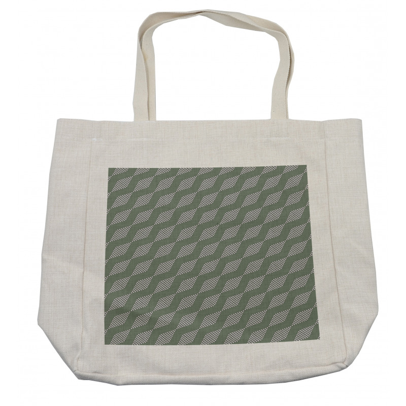 Circles Diamond Shapes Shopping Bag