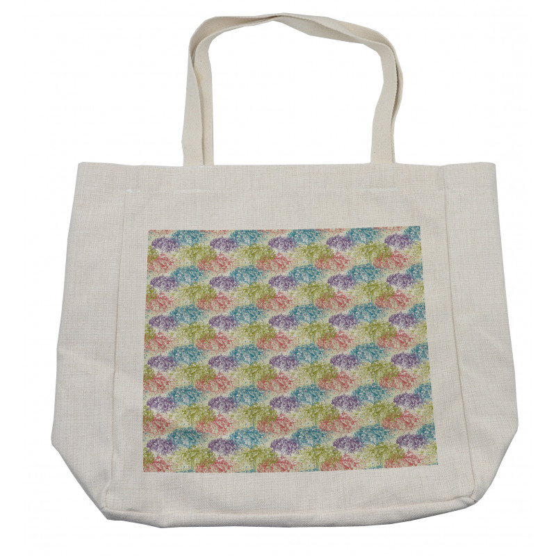 Colorful Petals Bloom Art Shopping Bag