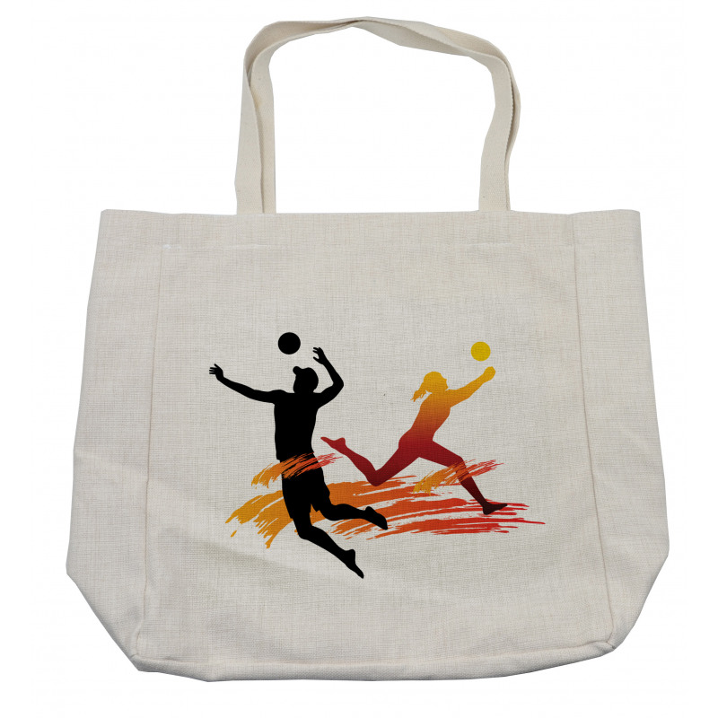 Male and Female Striking Shopping Bag