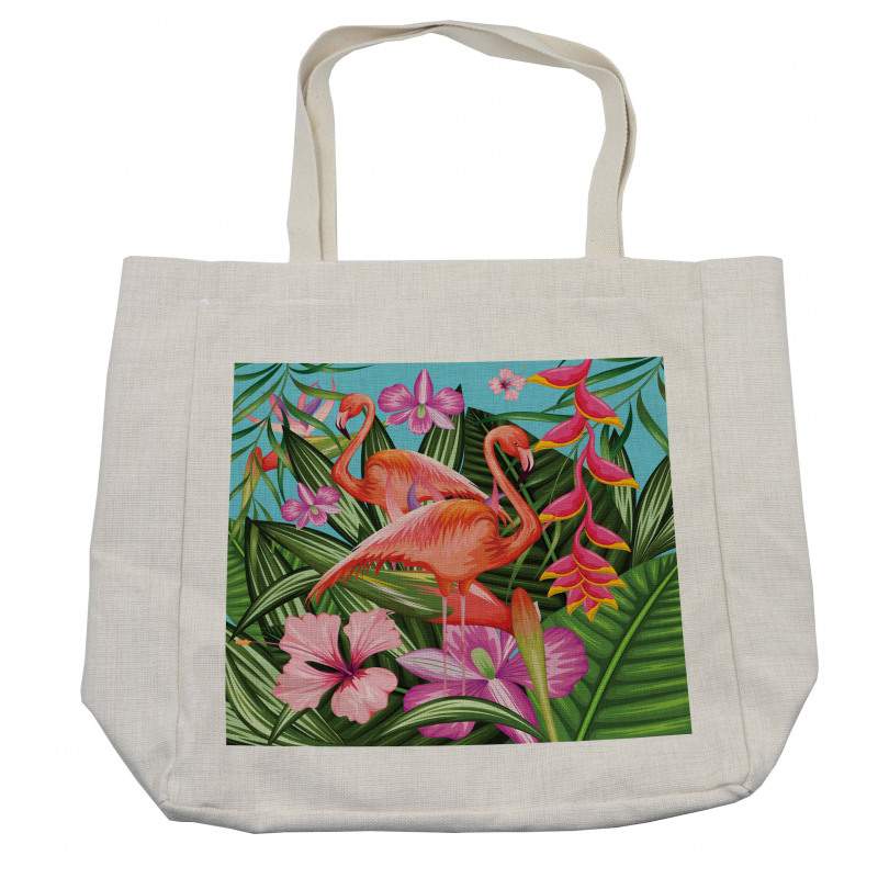 Hibiscus Tropic Flower Shopping Bag