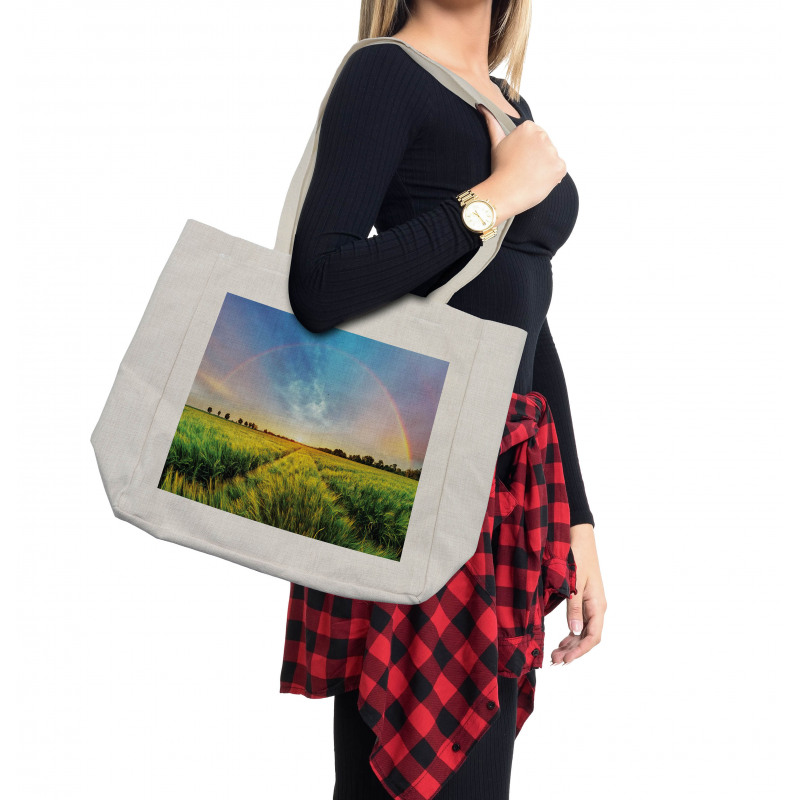 Wheat Field Nature Shopping Bag