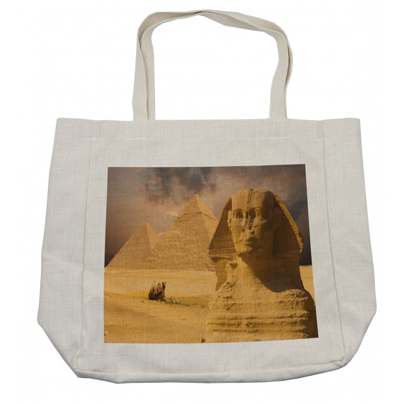 Sphinx Old Face Shopping Bag