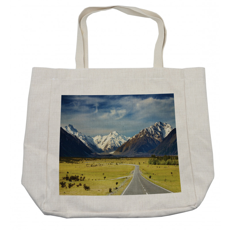 Snowy Mountains Alps Shopping Bag