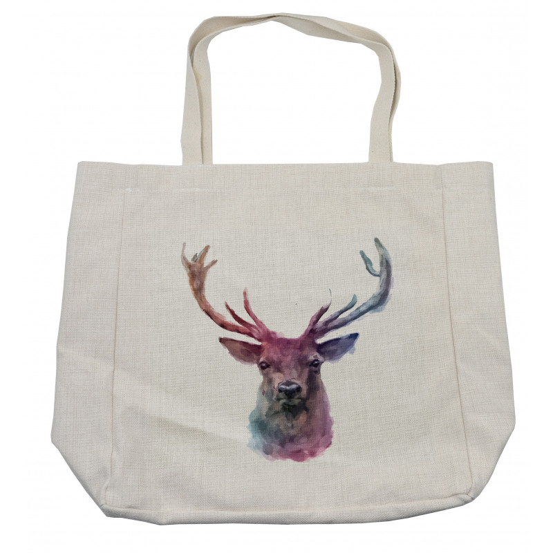 Antlers Wild Nature Shopping Bag