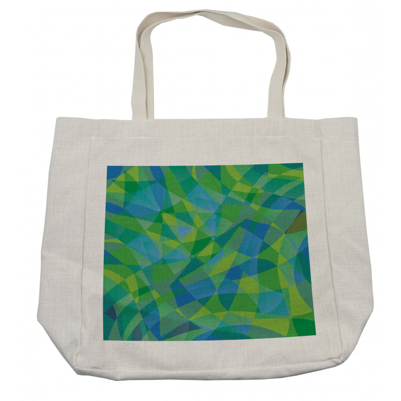 Mosaic in Nature Colors Shopping Bag