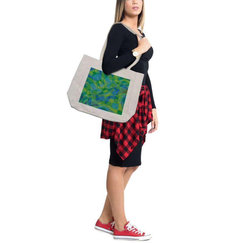 Mosaic in Nature Colors Shopping Bag