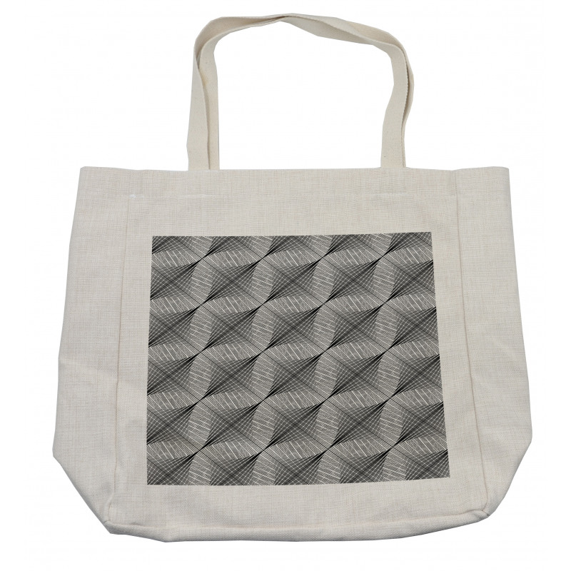 Diagonal Streaks Concept Shopping Bag