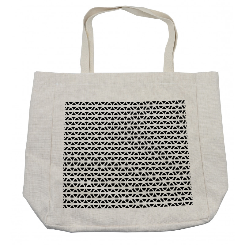 Round Shapes Classic Look Shopping Bag