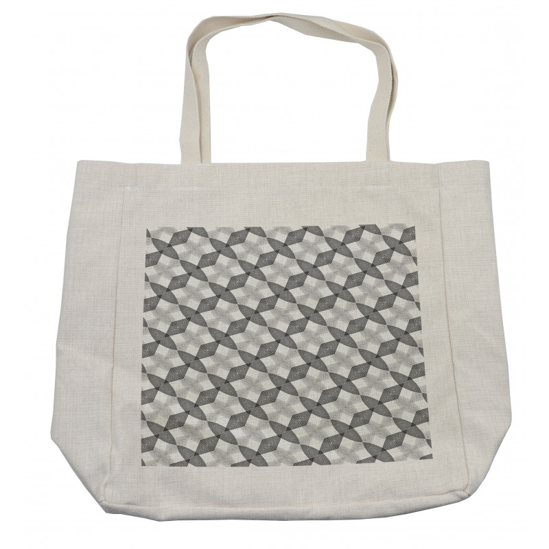 Nested Modern Rhombuses Shopping Bag