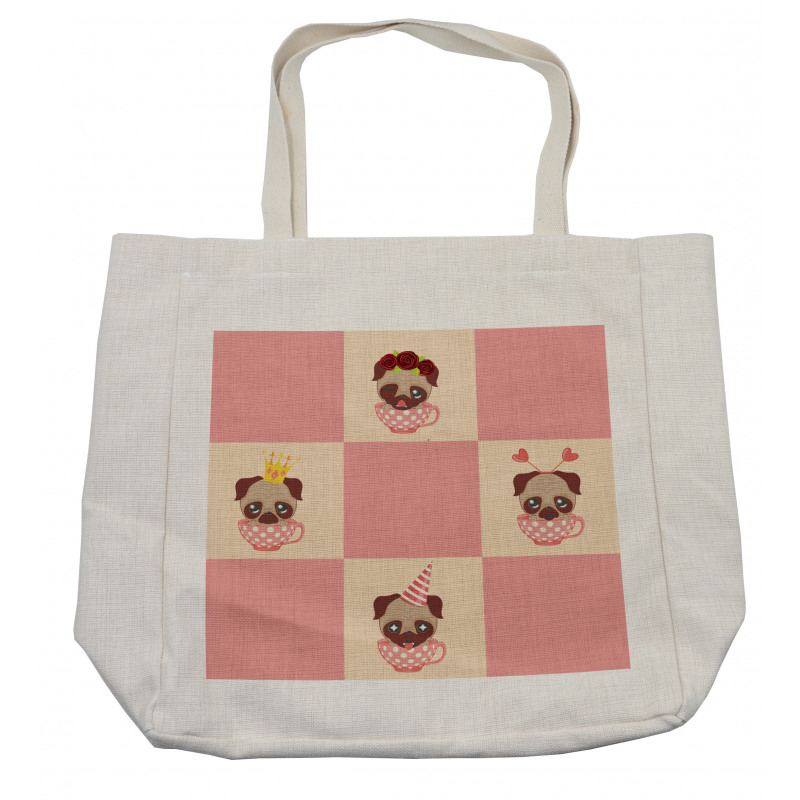 Kawaii Style Characters Shopping Bag