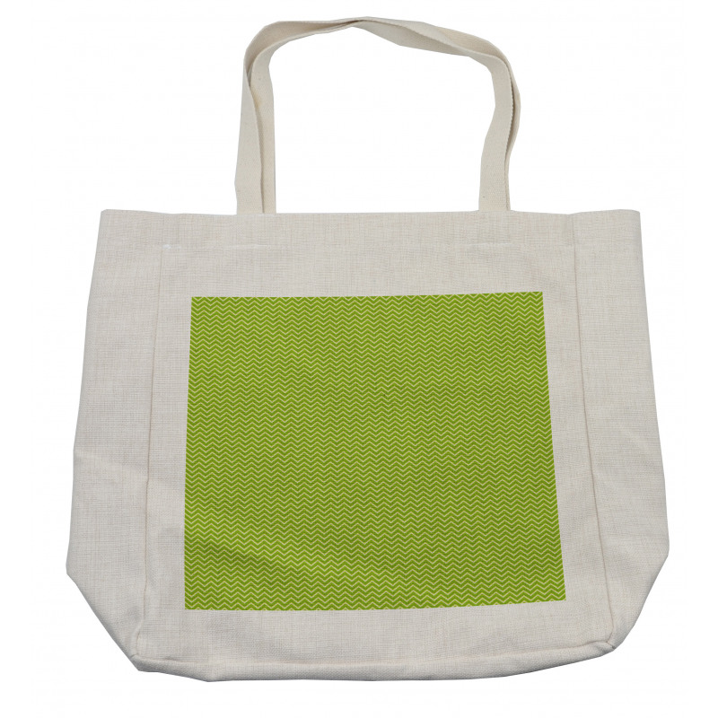 Geometric Zigzag Lines Shopping Bag