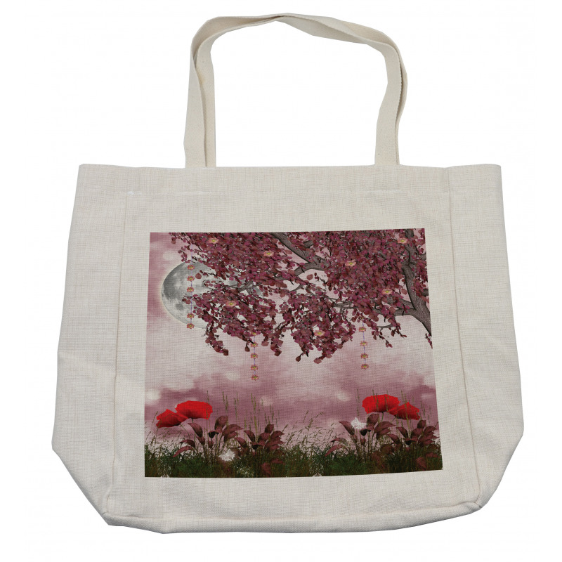 Dream Garden with Poppies Shopping Bag